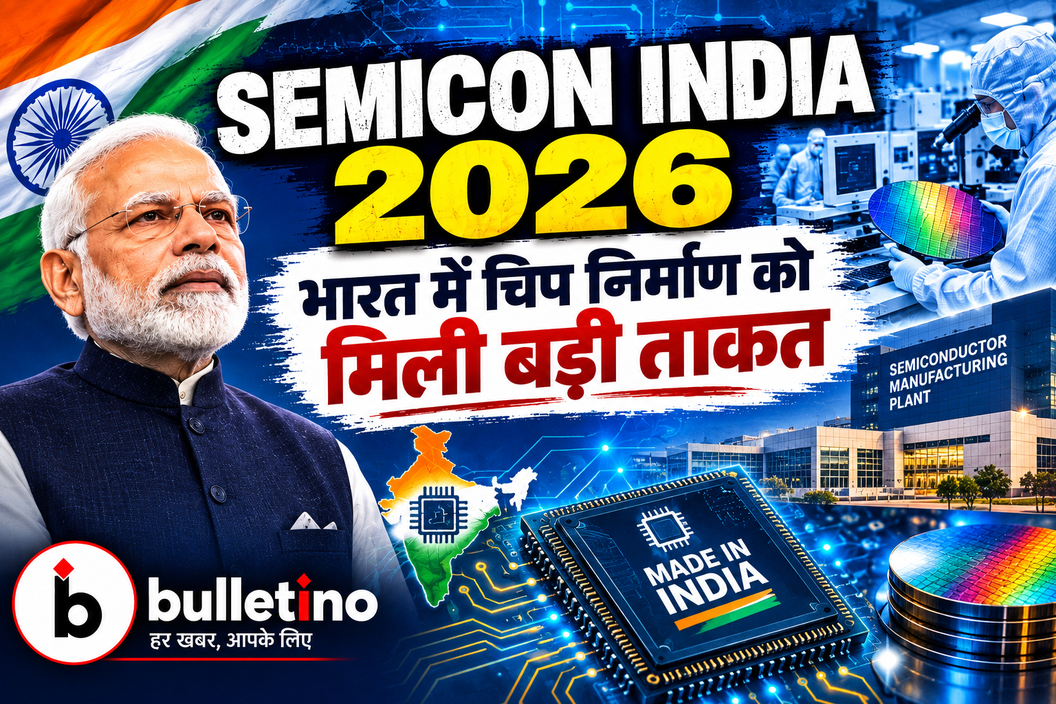 Semicon India 2026 semiconductor chip manufacturing in India
