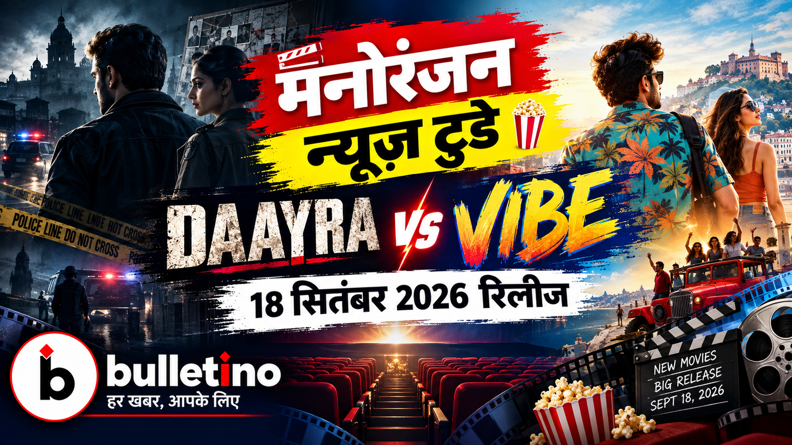 मनोरंजन न्यूज़ में दायरा और वाइब फिल्म की रिलीज