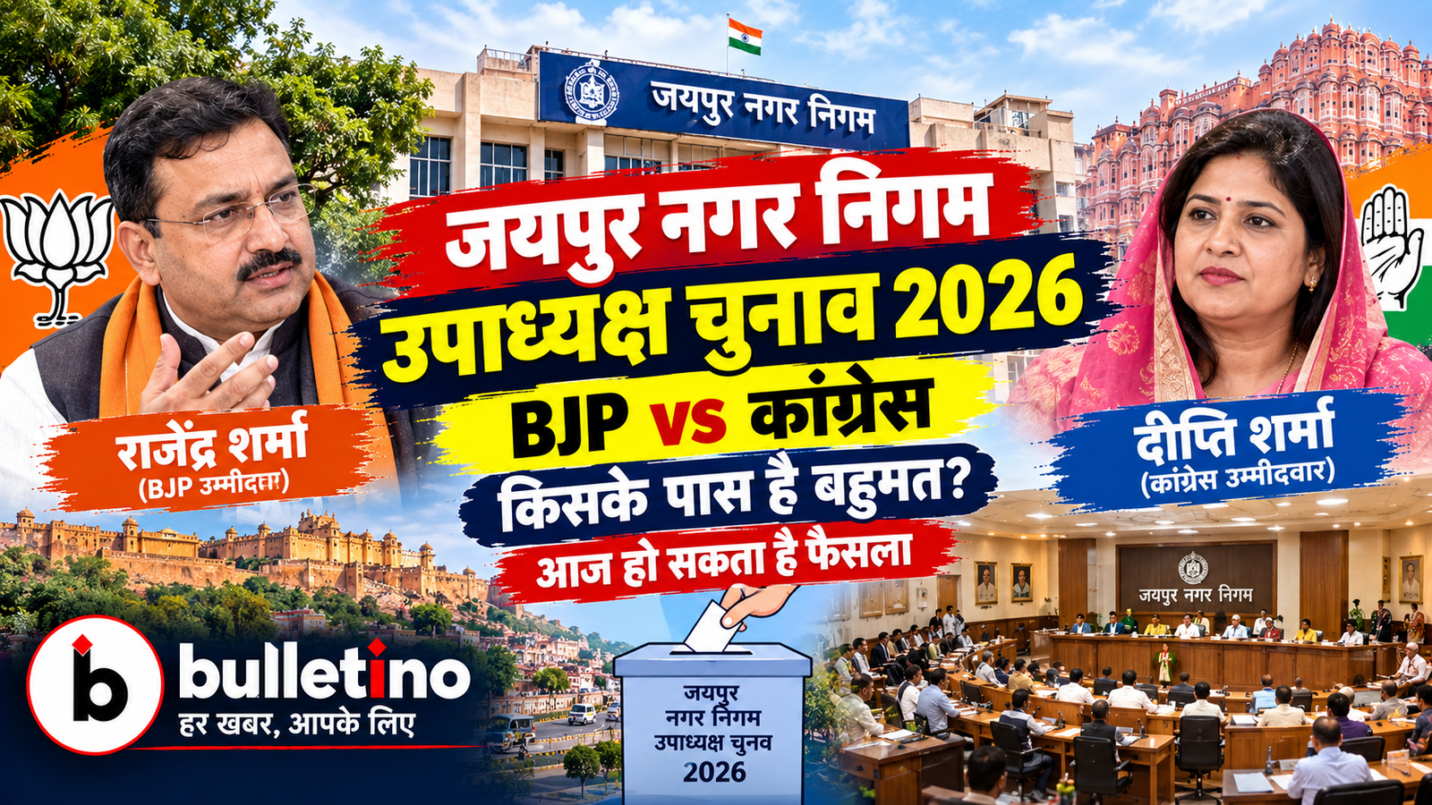 जयपुर नगर निगम उपाध्यक्ष चुनाव 2026