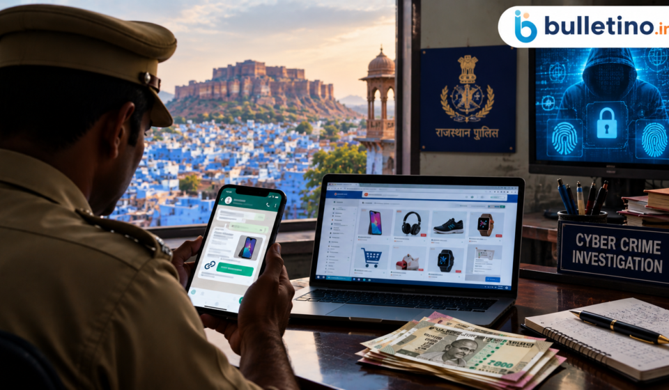 जोधपुर में पुलिसकर्मी से 16 लाख की ऑनलाइन ठगी