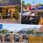 जयपुर में युवक की संदिग्ध मौत के बाद टोंक रोड पर प्रदर्शन