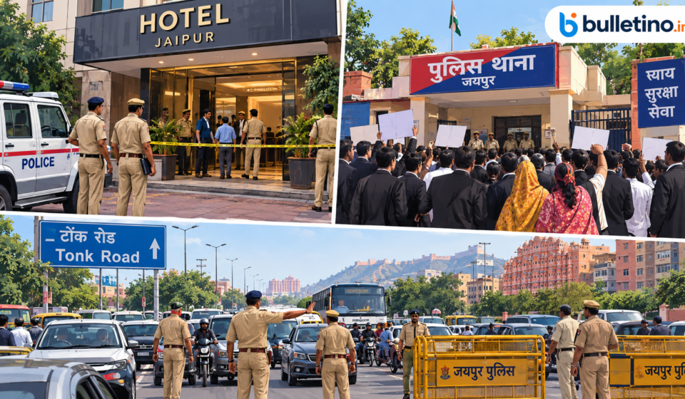 जयपुर में युवक की संदिग्ध मौत के बाद टोंक रोड पर प्रदर्शन